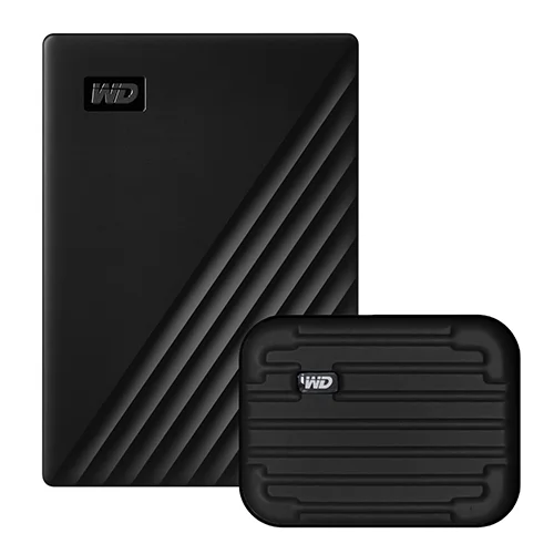 WD My Passport 휴대용 외장하드 + 파우치 WDBYFT0020