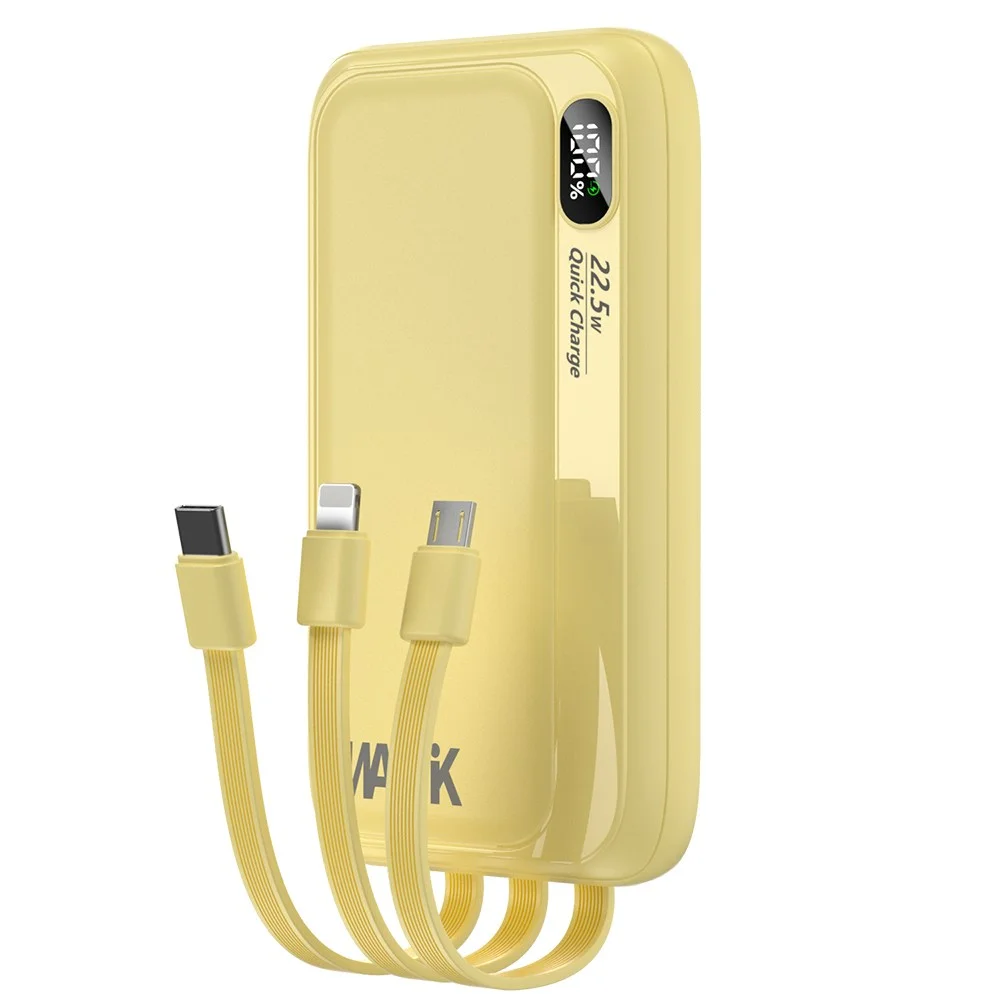 WAPIK PD 22.5W 일체형 대용량 보조배터리 고속충전 M1 100
