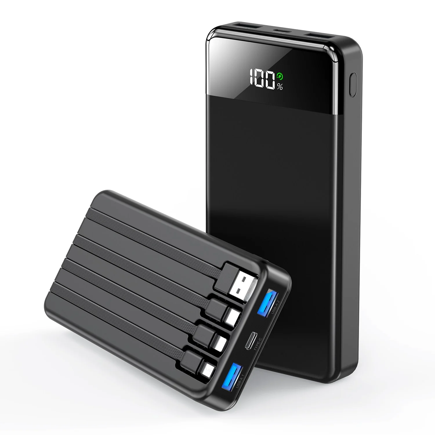 UOOFON 일체형 보조배터리 고속충전 30000mAh 대용량 PD 2