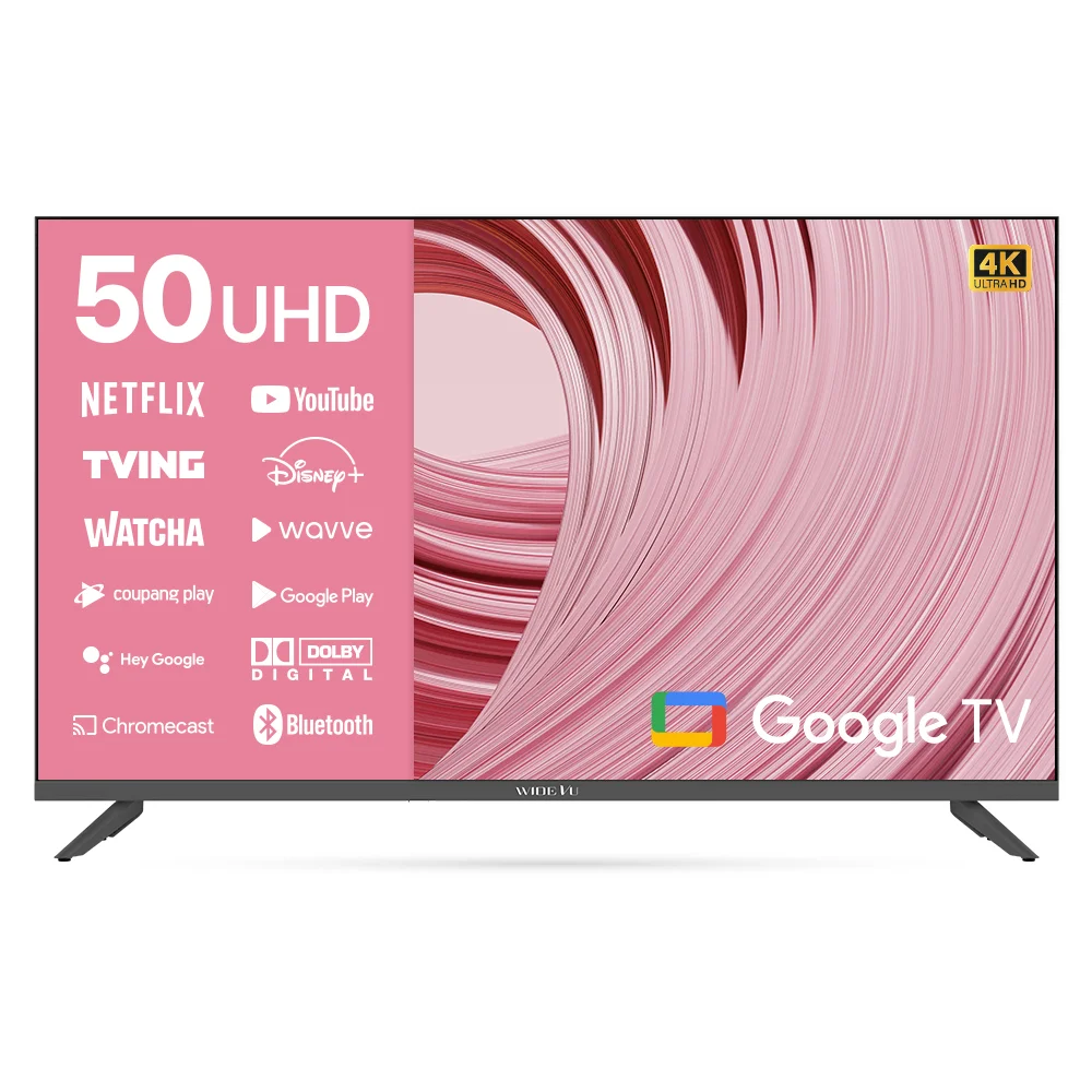 와이드뷰 4K UHD 구글 3 스마트TV